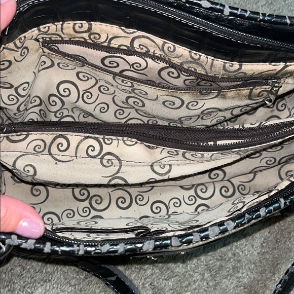 Stylish Black and Cream Women's Bag - Picture 2 of 5